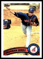 Jeanmar Gomez 2011 Topps #647 Indians MLB READ FREE SHIPPING AutographDen