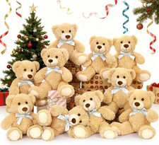 Bulk Teddy Bear for Baby Shower,10-Pack Teddy Bear Stuffed Animals Bulk,14 in Te