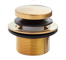 Signature Hardware Pop-up Tub Drain - Brushed Gold