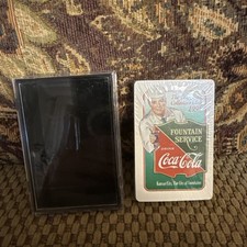Tarjetas de juego oficiales de The Coca-Cola Collectors Club 1995 Kansas con estuche original