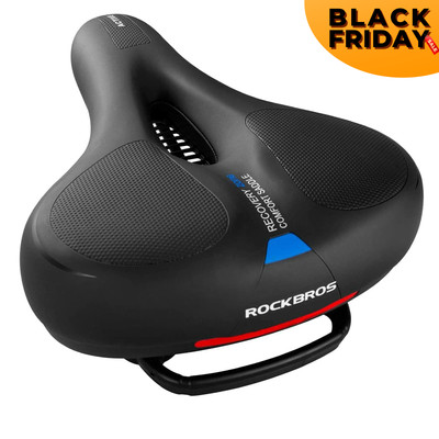 ROCKBROS Fahrradsattel Fahrrad Sattel Fahrradsitz Gel Bequem Ergonomischer MTB