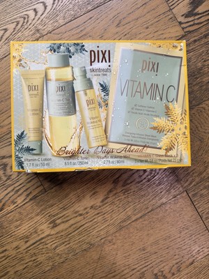 Pixi Vitamin C Brighter Days Ahead Giftset Toner Face Mist Lotion 3 x Sheet Mask
