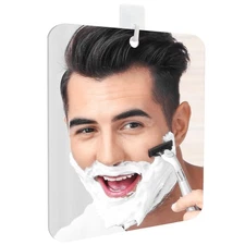 Shower Mirror Fogless for Shaving Fogless Mirror for Shower with 1 Adhesive Hoo