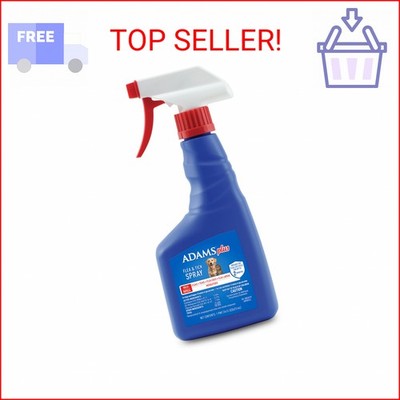 ADAMS Plus Flea and Tick Spray for Dogs & Cats, Kills Fleas and Ticks, Repels Mo