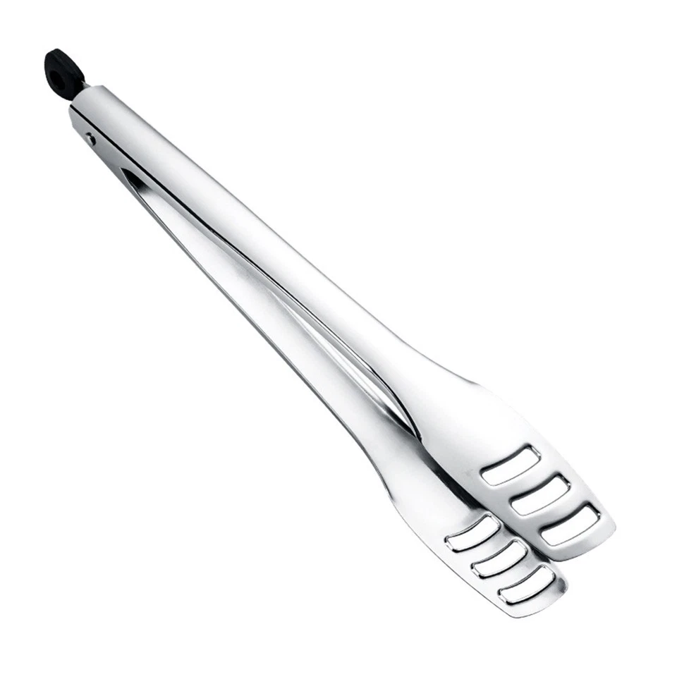 1 PC Pane Clip Pancake Tong Pesce Morsetto multiuso Cibo Pinza (Argento, S) - Immagine 4 di 4