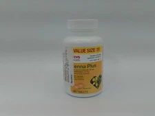 CVS Health Senna Plus Stool Softener, Docusate Sodium 50 Mg, Tablets, 180 Count