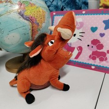 Vtg Pumba Lion King Stuffed Animal Doll Pre owned A265ed
