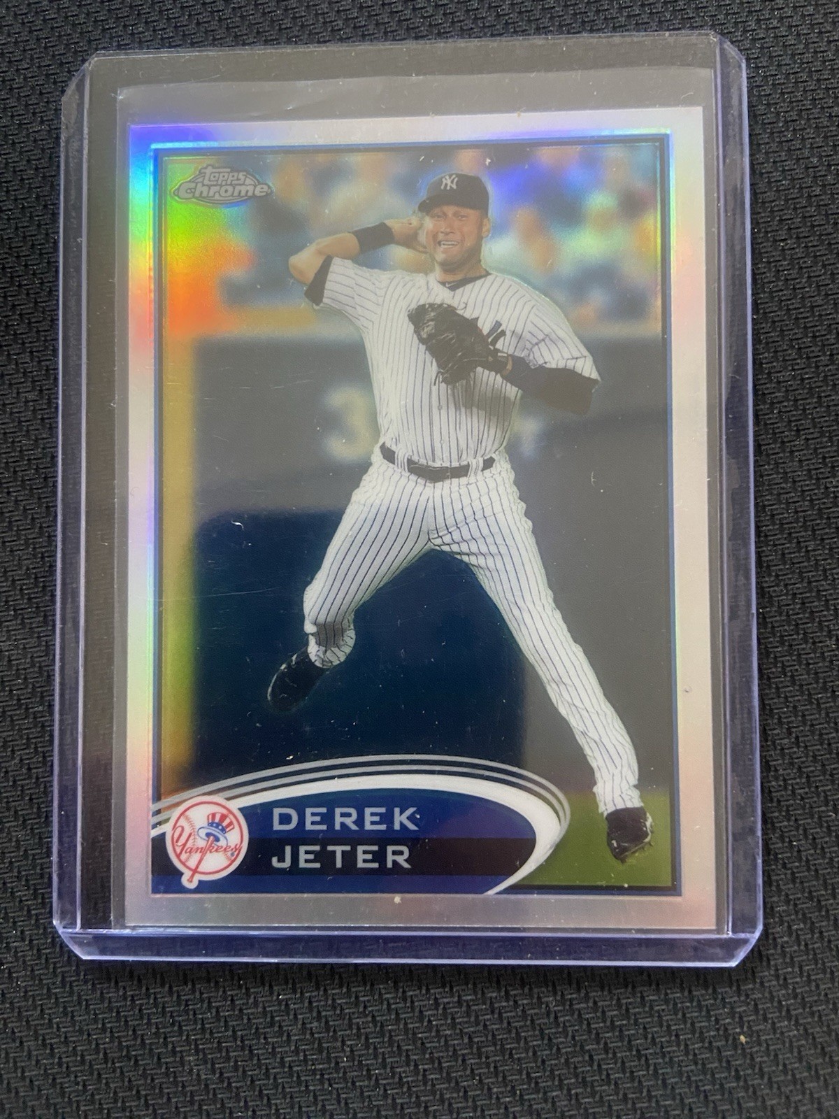 2012 Topps Chrome Refractor Derek Jeter #84 HOF