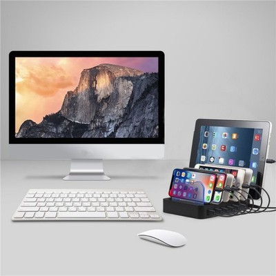 Universal Multi Port Fast Charger 6 Port Multiple Device USB Charging Station
