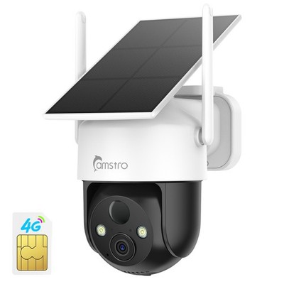 ANNKE 3MP 4G LTE Cellular Wireless Color Solar Power Security Camera 2 Way Audio