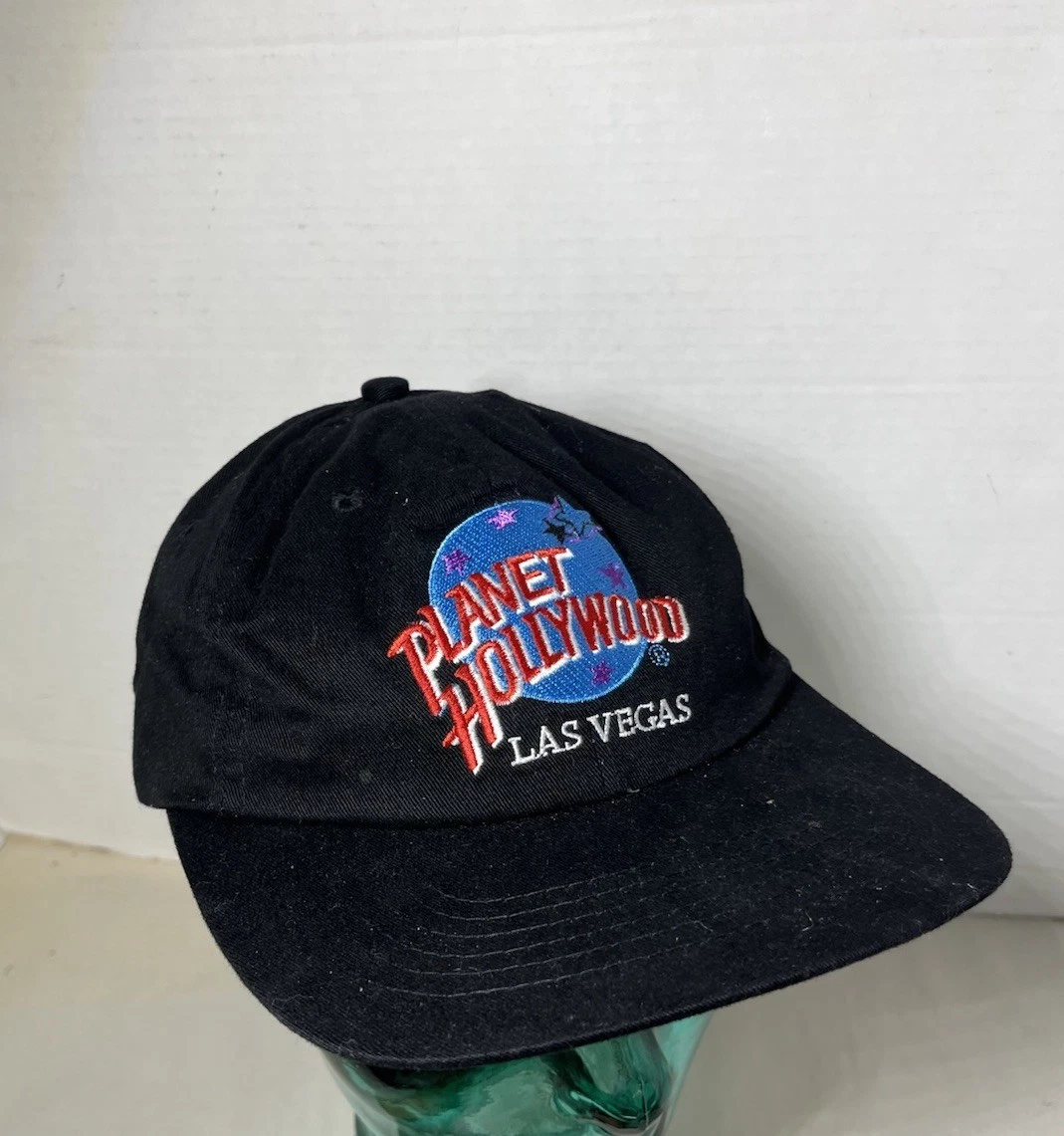 Casquette Snapback Vintage Planet Hollywood 90s - Taille Ajustable - Noir