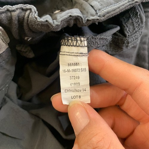 REI Pants Mens 34 Graphite Grey Nylon Cargo Zip Off Convertible Hiking Shorts - Picture 9 of 11