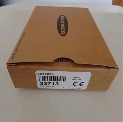 Banner Engineering New D12SP6FPQ Plastic Fiber Optic 150 mm (6 in) M8 Pigtail QD
