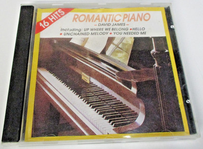 Romantic Piano, 16 Hits - David James - CD