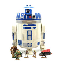 Vintage Galoob Star Wars Micro Machines R2-D2/Jabba's Palace COMPLETE 90s