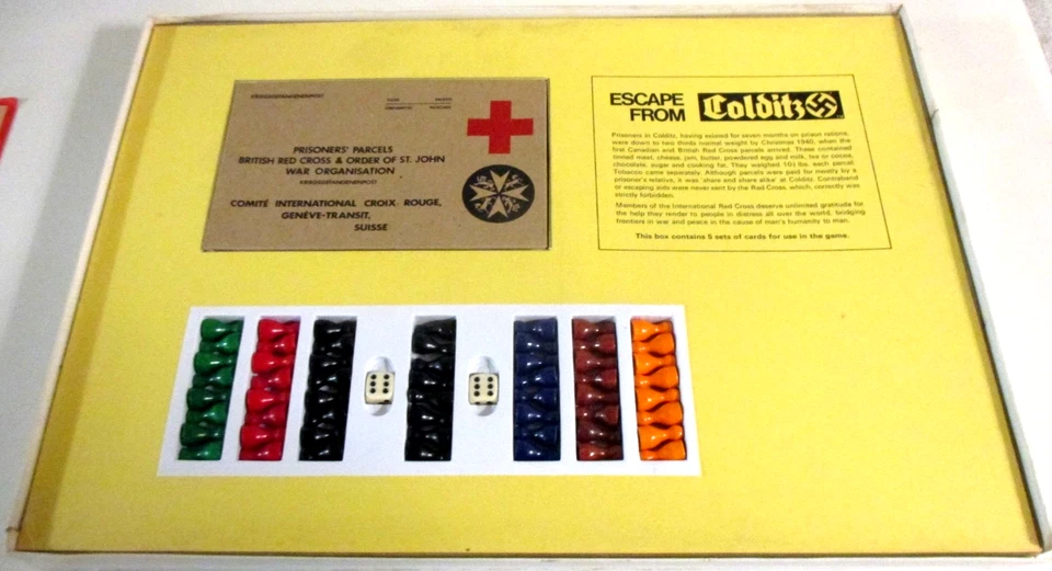 VINTAGE ESCAPE FROM COLDITZ - PARKER GAMES - COMPLETE - Image 3 of 4