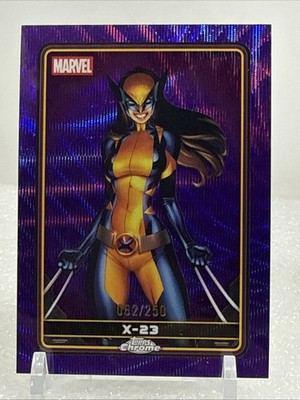 2025 Topps Chrome Deadpool - PURPLE WAVE #15 X-23 62/250 | eBay