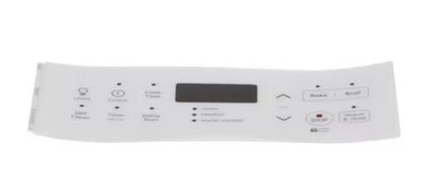 Fits Frigidaire 12 REV B (553488) Overlay, Control Panel, White