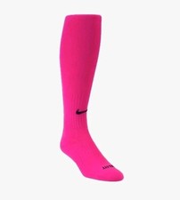 Nike Classic Cushioned Knee High Soccer Socks MEDIUM M 6-8, W 6-10  PINK.