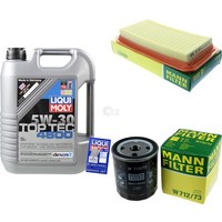 Mann Inspektionspaket 5L Liqui Moly Top Tec 4600 5W-30 FüR Mazda MX-5 1.8 2.0