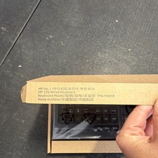 HP 125 Wired Keyboard Black QWERTY Wired Standard TPA-P001K English Plastic
