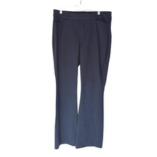 Old Navy Blue High Rise Office Business Career Work Pixie Flare Pants Size 14
