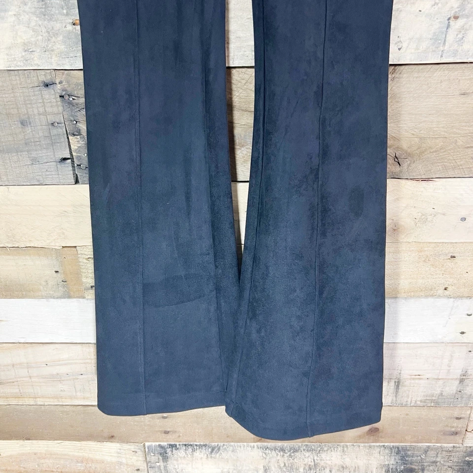 Pantalones acampanados de gamuza sintética G1N Spanx en gamuza negra talla XS Foto 4 de 4