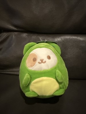 NEW Round1 Anirollz Green Puppiroll Frog 6'' Plush   