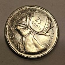 1978 Canada 25 cents quarter TB3236*