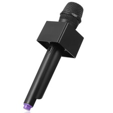 1PC Microphone Toy Simulation Microphone Toy with Microphone Flag Station Prop