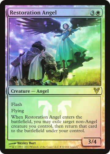 FOIL Restoration Angel ~ Release Avacyn Restored [ Excellent ] [ Magic MTG ] - Picture 1 of 1
