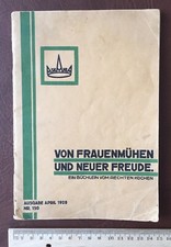 Askania Kochbuch Katalog Werbung 1928 Gas Herd Berlin Kochen Backen Rezept 150