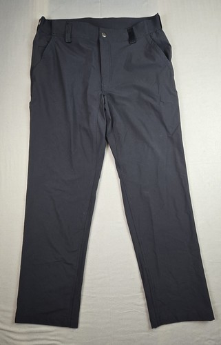 Duluth Trading Men's Hiking Pants Standard Fit Black Nylon/Spandex Combo 34x32