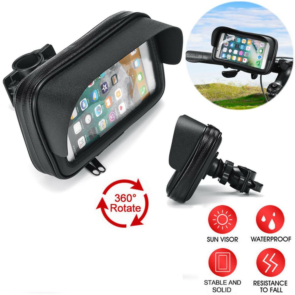 Motorbike Handlebar Mount Kit with U-DRY Case for Mobile devices (sku 46626) main image 1