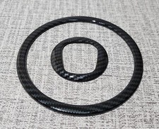 FIAT 500 + ABARTH NUOVO EFFETTO CARBONIO ANELLO VOLANTE FINITURE SPORT LOUNGE 595