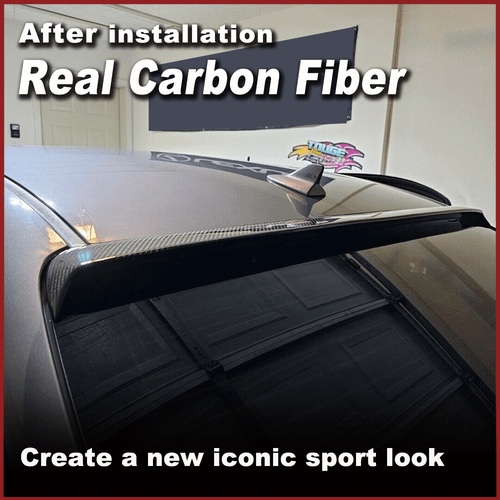 Fit for Lexus GS350 GS450 F SPORT 2013-2015 REAL CARBON Rear Roof Spoiler Wing - Bild 6 von 15