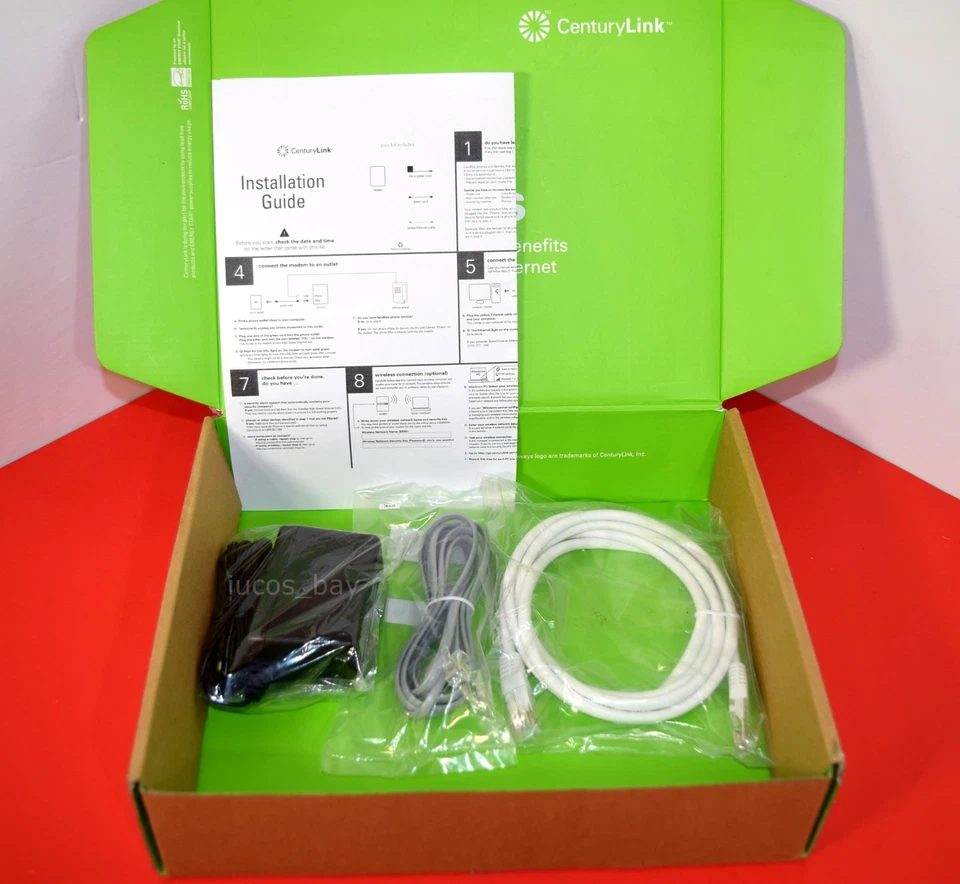 CenturyLink ZyXEL C1100Z 802.11n Wireless Modem Router ADSL2+ VDSL/ GPON SEALED - Image 3 of 4