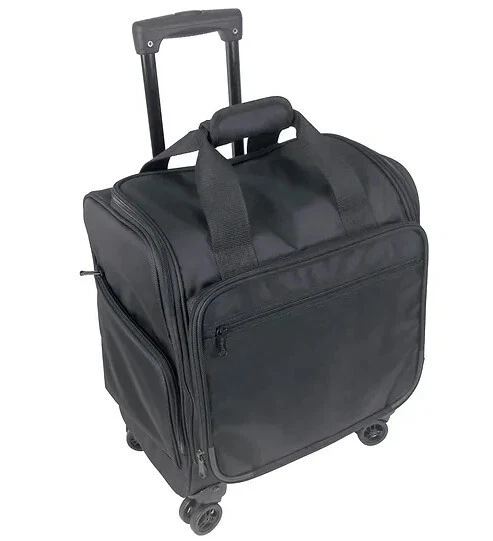 Netpack Black 16" Four Wheeled Duffel made w/ 1680 D Polyester + Swivel Wheels - Image 4 of 4