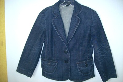 Jeans Express Blue Blazer Vntge Express Small Dark Wash Denim Jean
