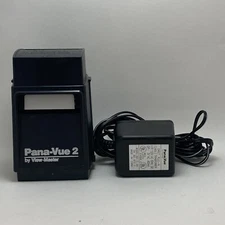 Vintage Pana-Vue 6562 2X2 Slide Viewer Box View Master With Power Adapter