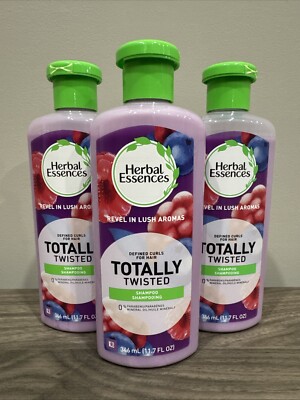 3 Herbal Essences Totally Twisted Shampoo   11.7 oz each