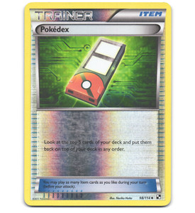 Pokemon 2011 Moderate Play Pokedex Black & White REVERSE 98/114 Card