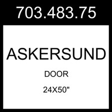 IKEA ASKERSUND Door Light Ash Effect 24x50" 703.483.75