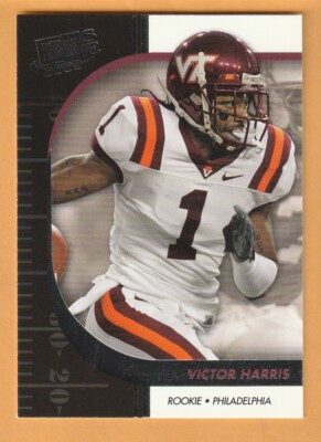 Victor Harris Virginia Tech Hokies 2009 Press Pass SE #40 Highland Springs 16K