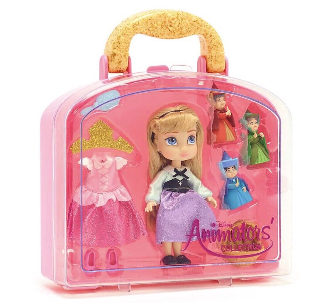 Disney Disney Animators' Collection AURORA Mini Doll Play Set W/Tags