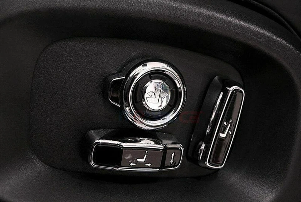 Borde de botón de ajuste de asiento 8xABS para Land Rover Range Rover Sport Vogue 2016-22 Foto 4 de 4