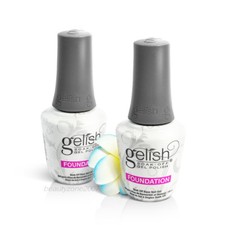 2 x Nail Harmony Gelish UV Soak Off Gel Foundation Gel Base Gel 0.5oz