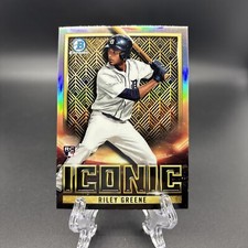 2023 Bowman Chrome Iconic Riley Greene Rookie Card R48444. rookie card picture