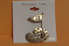 Women's Golf 18 Green Lapel Pin