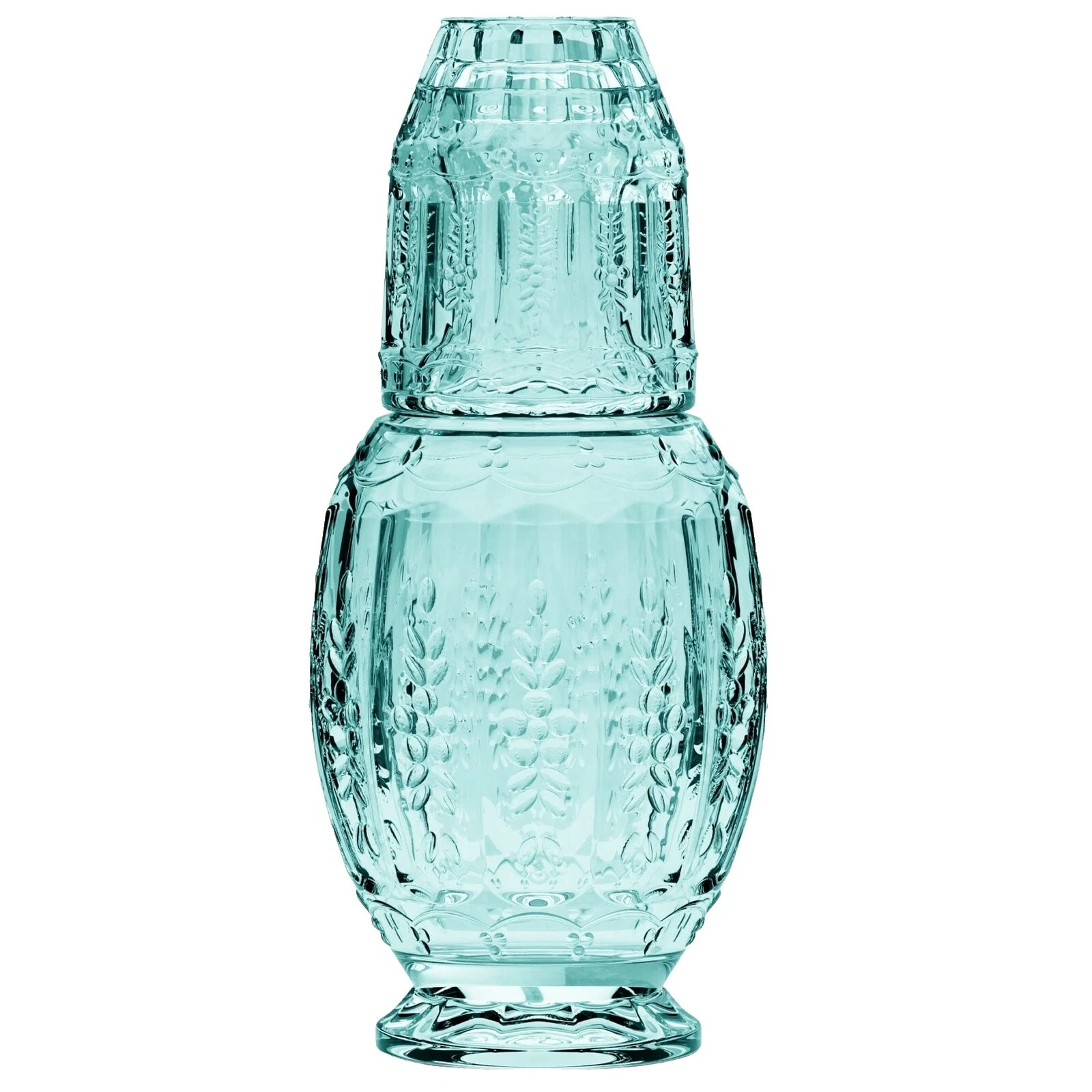 Jarras decoradas de vidrio